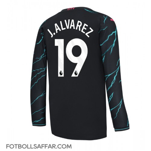 Manchester City Julian Alvarez #19 Tredjeställ 2023-24 Långärmad